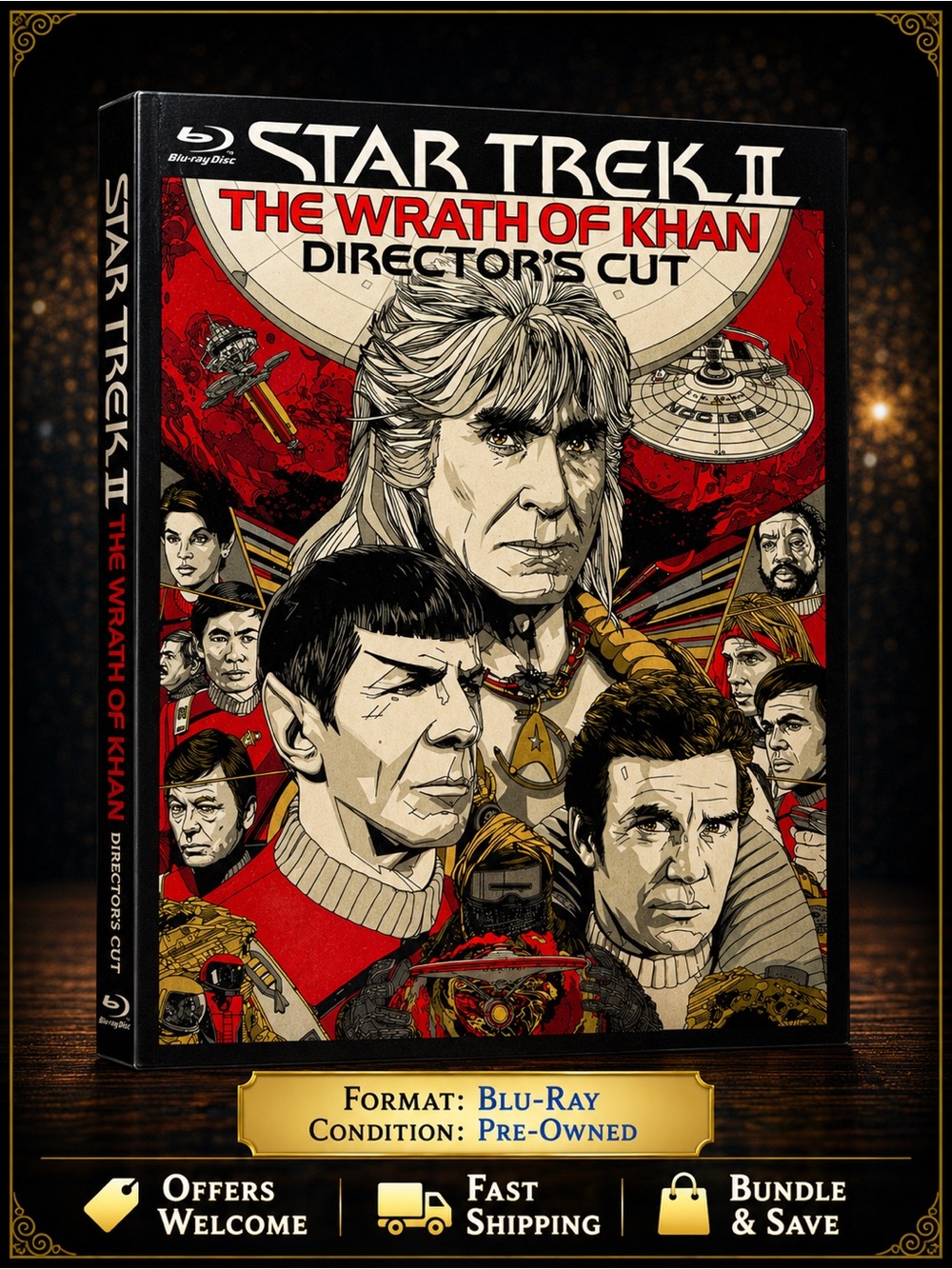 Star Trek II Wrath of Khan Director's Cut Blu-ray